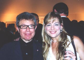 With famed architect, Daniel Libeskind (The Jewish Museum - Berlin, new World Trade Center site), after a concert in NYC