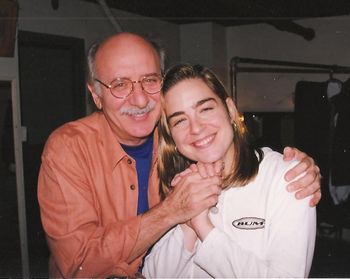 With Peter Yarrow of "Peter, Paul and Mary," after a show we sang in together (with Chicago's Maxwell Street Klezmer Band) at the Athenaeum Theatre in Chicago
