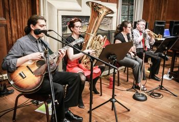 Me_Erin Morris_Jennie Lavine_James Dapogny @ Michigan League 2015 - Photo Credit: Davarni Photography