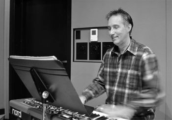 George Mitchell "Just a Dream" recording session at Nettleingham Audio - Diana Ross' touring pianist, George Mitchell, playing piano for The Whimsy Song and BusinessWoman's Blues