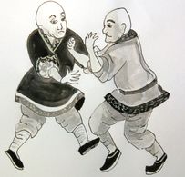 Shaolin-Temple-mural-ink-sketch