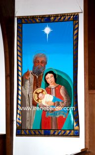Star-of-Bethlehem-mural-with-Mary-holding-Christ