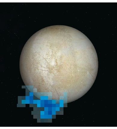 Eruption of water vapor from Europa