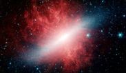 M82 taken by the Spitzer Space Telescope using infrared imaging