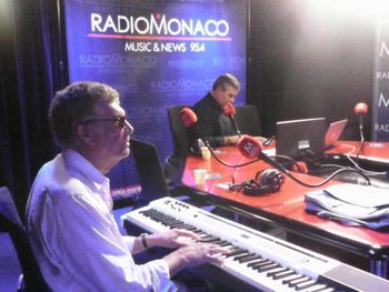 Paul Bertault and Jean-Christophe Dimino Interview on Radio Monaco by Jean-Christophe Dimino, playing in live accompanied by Paul Bertault