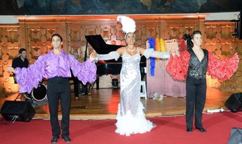 Jussanam as Josephine Baker at CUM Nice France 28/09/2019 - 5 Jussanam as Josephine Baker at CUM Nice France 28/09/2019 - 5