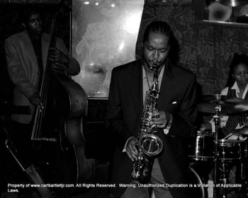 Swinging & Soloing w/ The Kats @ Smalls! (Photo by Luke Swenson: www.lswenson.com)