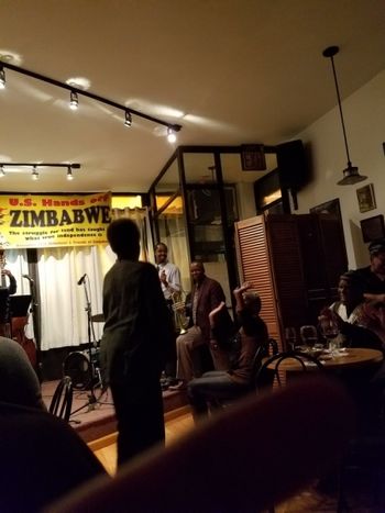 Jan. 13, 2018 - Audience celebrating/dancing @ Sistas' Place, Carl Bartlett, Jr. Quintet SOLD OUT CD Release Tour "PROMISE!" 2017-2018