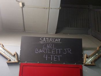 March 24, 2018 - The Carl Bartlett, Jr. Quartet @ The Lafayette Bar Jazz Nite (Easton, PA). CD Release Tour "PROMISE!" 2017-2018