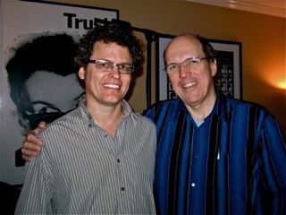 w/ Don Stiernberg after recording for Hello Mr. Death at Darwin Records w/ Don Stiernberg after recording for Hello Mr. Death at Darwin Records