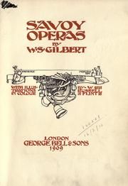 Savoy operas title page