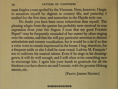Haydn after a holiday, page 2