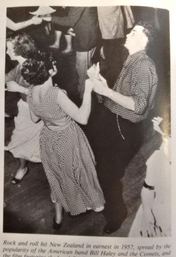 1957 and a new dance craze hit us.....'rock & Rolling' somewhere in Auckland!! School Socials were pretty sedate up until the end of the '50s...Waltz's & Foxtrots etc....until suddenly...we were 'jivin' ..rockin and a rollin into the dawn of the 60s....very cool time.....remember?
