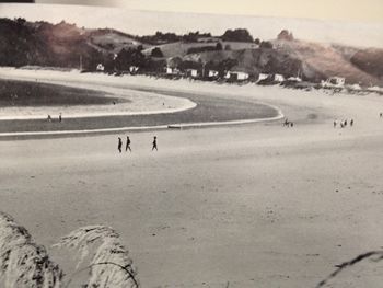 Matapouri Northland 1963 Very doubtful that this place had been surfed yet...we probably didn't realise that the river mouth could produce such a good wave...most of us were only just starting to figure out what good surf spots were in '63