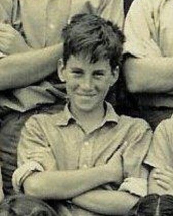 Waipu School 1959 A very mischievous looking 'Dave Ryan' destined to be an integral link in framework of Northland surfculture fokelore