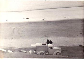 6 weeks of awesome Ahipara...sleeping on the beach it was offshore for the whole 6 weeks and never dropped below 3ft...awesome..'legs' and Mike (Cooney)....camping at Wreck bay..summer of '68....magic time!!!