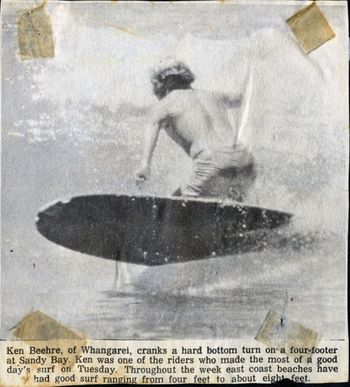 Ken Beehre also made the headlines in '69 ...and wished he hadn't!!!! well...if you take a sicky and u aint sick....you might just get caught and get your name in the paper!!....they would have to put friggin' Tuesday in the caption didn't they!!!...Ha!!!