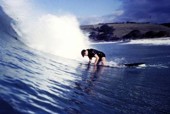 Waipu Cove on a grunty day in '67... ...probably the weekend on a beautiful clean offshore day...don't ya luv it when those south-westerlies kick in......this is a great water photo..you can just feel the pumping energy in the ocean this day...you were probably there too!!!!