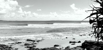 When we hit Noosa for the first time in '64.... there would often be no-one out...1 guy this day!!!...