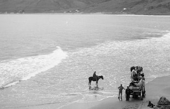 and here's 'shippies' in all its glory 1925 Waves peeling down the point ...1925....awesome.......as a bullock team makes its way around the rocks....how cool!!!