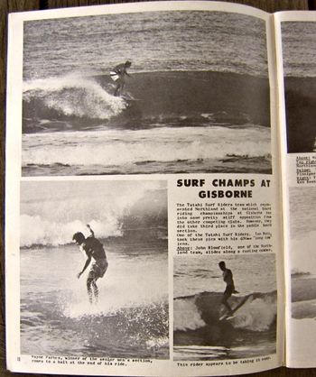 Tatahi team member John blomfield stars in our local mag... Wayne...perfect control once again!!.....