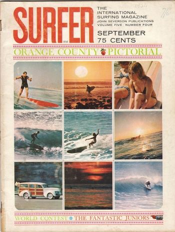 International Surfer 1964 edition...which i still have!!! This American surfing magazine was difficult to come-by in the early years in NZ....but even when we got it...the whole american surf scene still seemed a little distant from us (in those early years)....we still felt like the new kids on the block!!