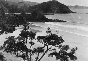 this photo was taken from a spot called 'Pullmans Hill' 1946 Awesome....imagine a surfing family having a hill named after them...pretty special!!...