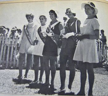 Miss Northland contestants...Kensington Park.. Donna Harris...Julie Ferguson...Nola Durham...Irene Clark...and Raewyn Bax...