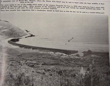 1958 Shippies This picture (out of a 1958 newspaper) is very interesting....note what it says up top..'they were thinking then of building a breakwater...just imagine if they had of done that!!!!! what a bummer!!