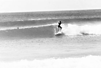 Johnny Bruce 'JB' perfectly slotted on a beautiful winters Pataua high tide peak! Johnny was surfing great during this period!!........