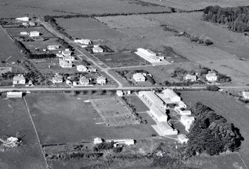1955 Waipu primary school its such a buzz looking at our old school photos isn't it!!.....…our old primary school no longer there…a retirement village now….but that was our new high school top right…which eventually became Bream bay college..(up by the refinery)