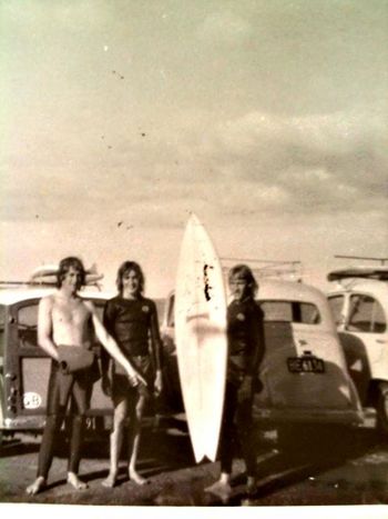 new Pataua boy Bill Cairns with the Findlay boys Easter '73 Whangamata former Hamilton boy Bill Cairns moved to the north around '72-73....had family at Pataua!!