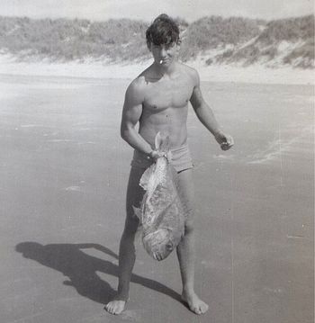 16 yr old Mike Cooney with dinner for the surf club... Man...Wayne Hutton and i were smoking 20 fags a day before i turned 15....sheeeesh!!...