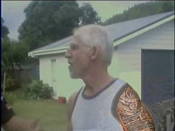 Mayor of Pataua Mr Boyd apparently got tired of being pushed around so radically bulked up and got a Sonny Bill Williams tat..in this photo he said"what did you say Cooney..hu you lookin at Bro".cripes scared the cr-p out of me until someone said its a doctored up photo