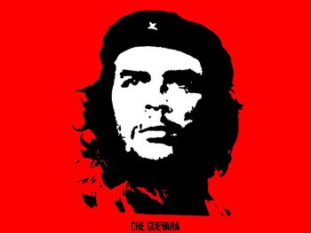 and of course, every self-respecting surfer had to have one of these hangin on the wall.....Ha!! Che Guevara.....symbol of the whole 'hippie freedom' attitude....very cool...