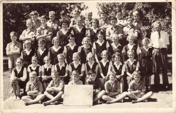 1958 Waipu Primary School (Northland) Then there was 'Blackie' 2nd from left bottom...whos brother 'Errol Dodds' became a good Waipu Cove surfer..and theres Mike Cooney black hair bottom row...i started surfing the following year 1959 on a surfski at Ruakaka ....you may have a similar story!!