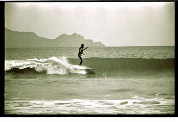 but most of us were just 'nobodies'....just loving surfing!!.. 'unknown'...Advocate photo...Ruakaka 1966...