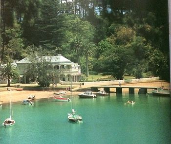 Mansion House ...Kawau Island...1965 How beautiful and tranquil does that look....mid 60s was an awesome time in history....