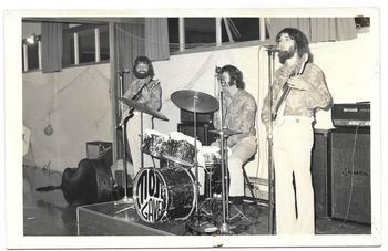 Mojo Gave....1971 gone were the days where we would name bands..."The Clive Brown Trio".......its some exotic weird name nowdays...Ha!!!...matched our hippie long hair...