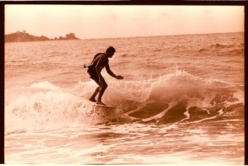 and this looks like that smooth goofy-footer...Nick Matich Nick was a really good surfer..Dargaville boy ...and travelled a bit.....i was surfing a break in Morroco in '72 and who should paddle out (unbeknown to me)....but Mr Nick Matich...was such fun times!!