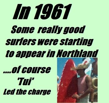 click on 1961 song ('Juke Box' bottom right) then click here........ The surfing craze was slowly starting to make momentum about now with...mostly 'clubbies' showing an interest