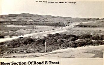 ever have those scary moments when your travelling to a surf spot!! Near Whangarei they opened a new stretch of road (which..up until 1966 used to wind around to the right of this photo)....driving to Waipu late one night on this new stretch of road ...i fell asleep..Geoff Smith saved my bacon that night Phewwww!!..& his!