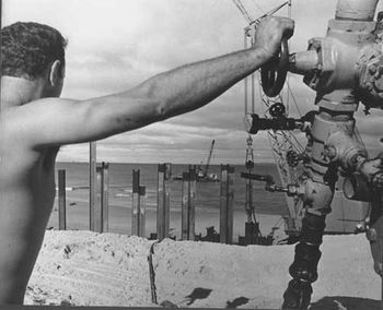 ...but 3 years earlier...in 1965..... ..they began to dig right into the sandhills ( as you can see here) & you could surf right inside the sanddunes....was fantastic!.....these power station waves became legend during that period...even seen in later years in the movie 'Children of the sun'