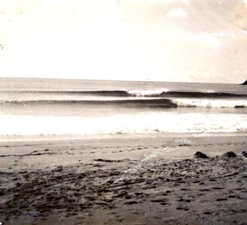 January '64 and we get our first look at Pataua...awesome!! the banks were just so good in those early days...sometimes on high tide we would get a perfect peak!!.......just a 30 minute drive from Whangarei....