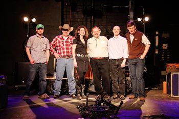 Jessie with the band at CD Release Party in Mandan Jessie with the band at CD Release Party in Mandan