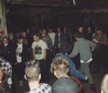Social Outcast show @ the Capitol Theater (in the fallout shelter), March, 1991. #2 Crowd shot. Photo by and courtesy of Ace Morgan © 1991. https://www.facebook.com/acemorganphoto/
