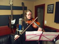Jillian Hicks on violin