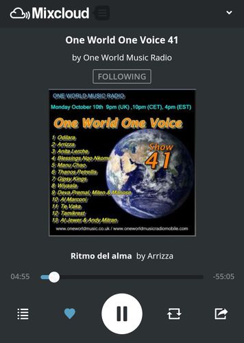 Arrizza - radio play on OWM.com