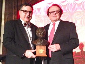 Tony Dannon statue from famous Detroit area sculptor Giuliano Zuccato who donated his time sculpting Giuliano was the designer of the first Ford Mustang who worked with Lee Iacocca and Edsel Ford on the project.