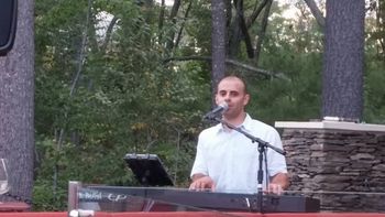 Burtons Grill; Westford, MA; August 2015 Ricky Lauria Solo on the patio at Burton's Grill in Westford, MA; Summer 2015